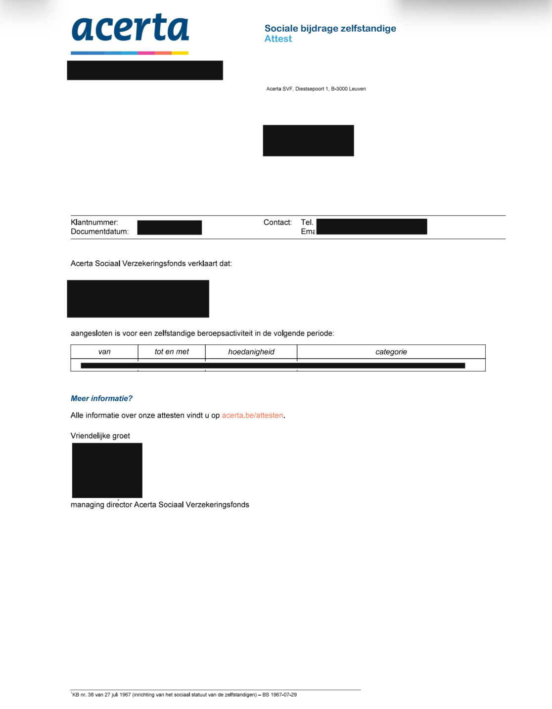 BE sole trader business registration