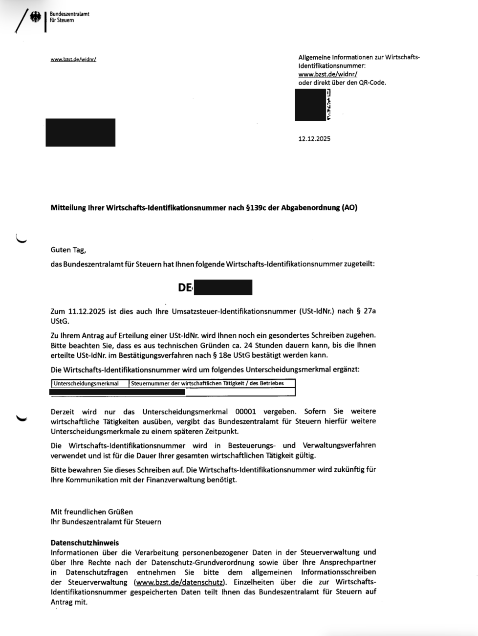 DE third choice VAT document