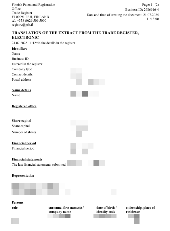 FI business registration extract