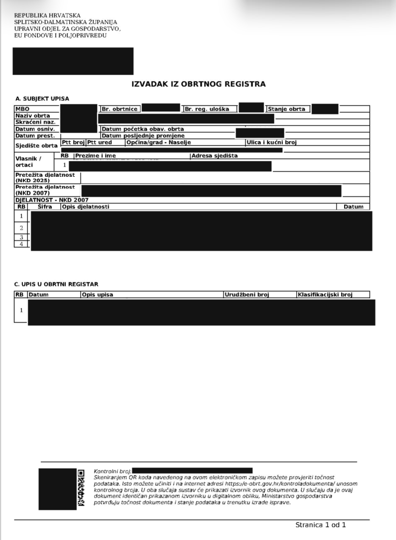 HR business registration 2