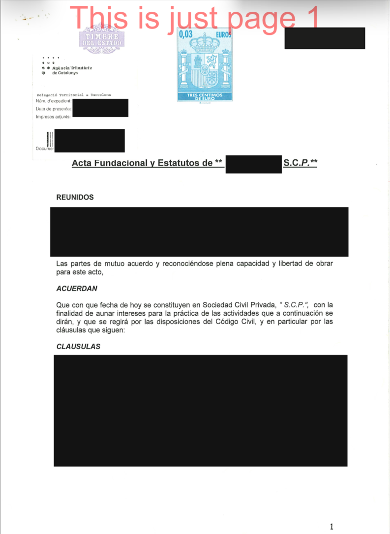 HR business registration SCP