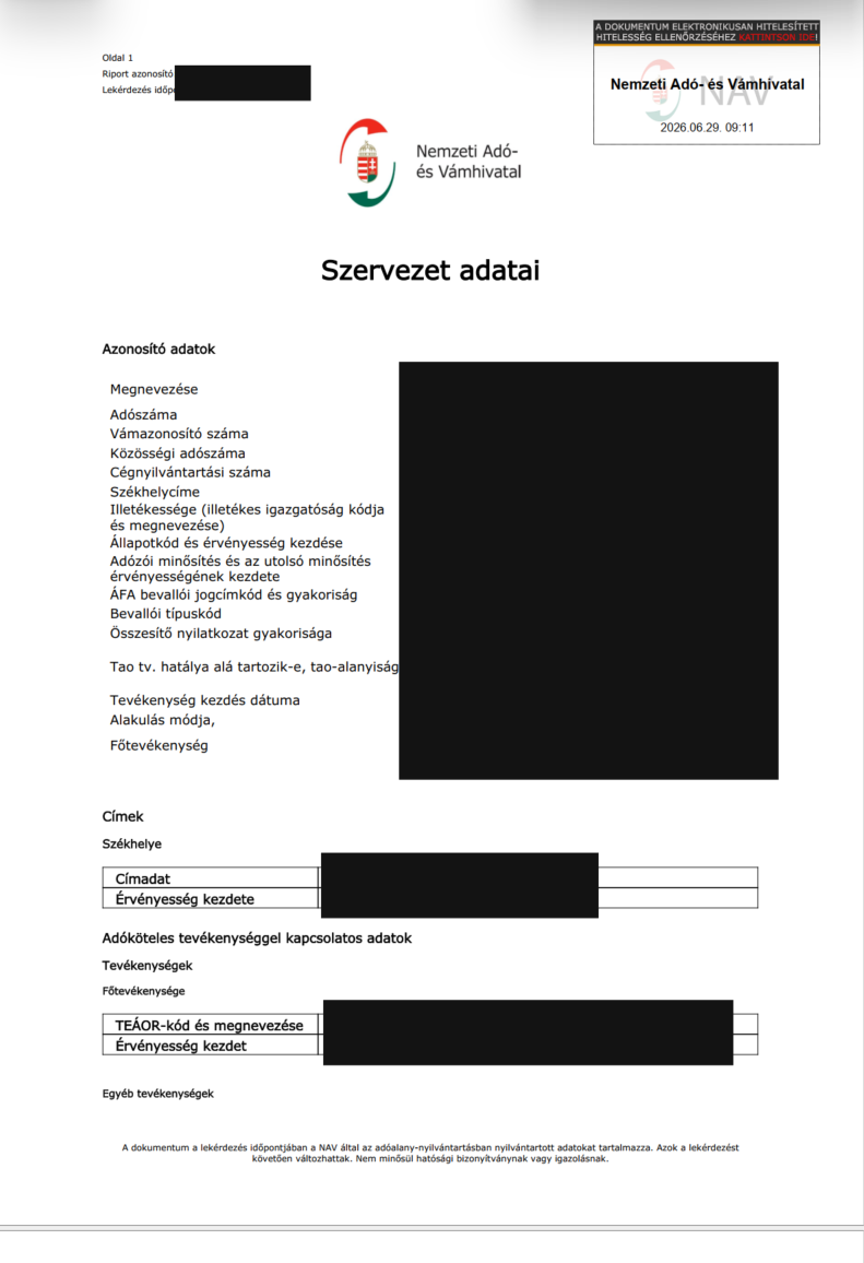 HU VAT document first choice