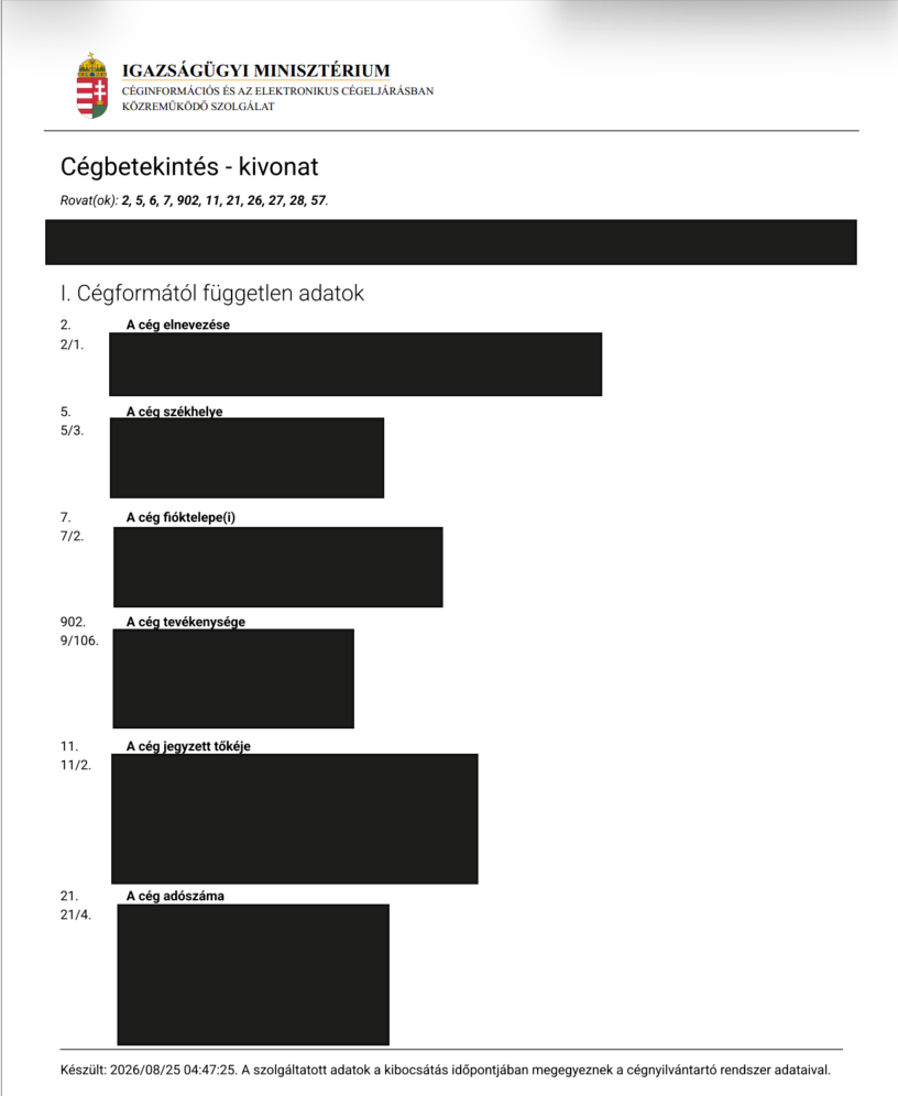 HU VAT document