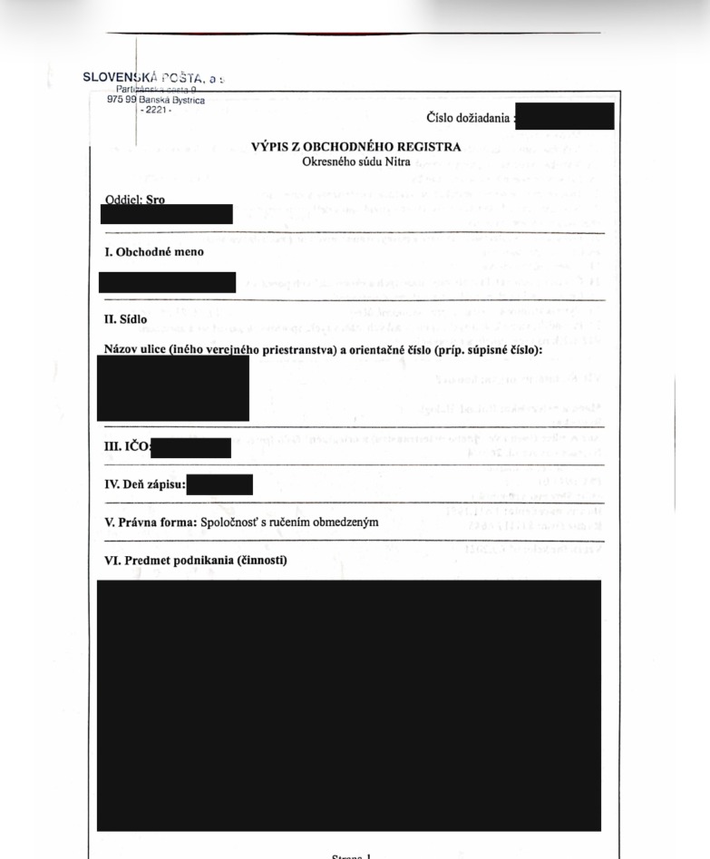 SK first choice business registration